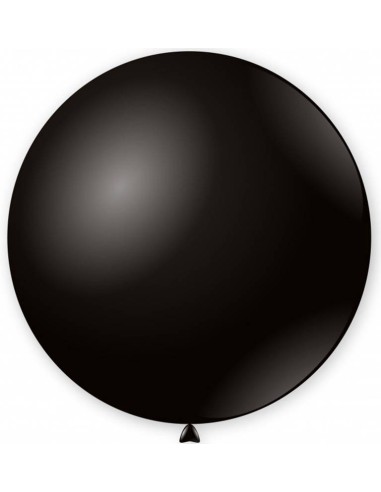 Palloncino lattice mongolfiera 33" Cm. 83 - Nero