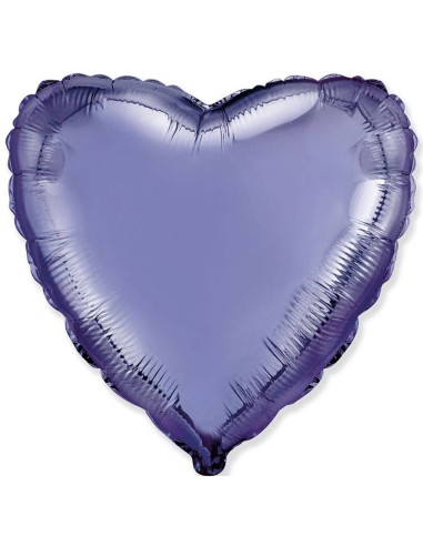 Palloncino mylar 18" Cm. 45 - Cuore - Lilla
