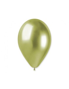 Palloncino lattice cromato 13" Cm. 33 - Confezione 50 pz - Gemar - Verde Kiwi 2