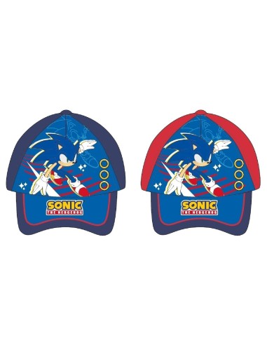 Cappello con visiera stampa round - Sonic
