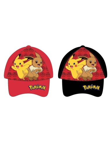 Cappello con visiera stampa round Pokemon