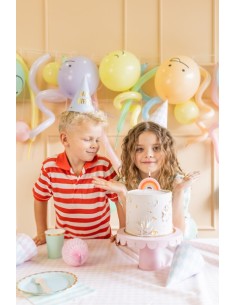 Candelina per torta Rainbow Arcobaleno Cm. 4,5 2