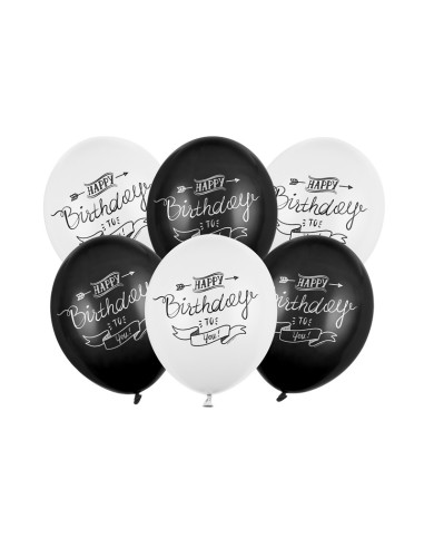 Palloncino lattice Cm. 30 – Happy Birthday to you – Blister 6 pz