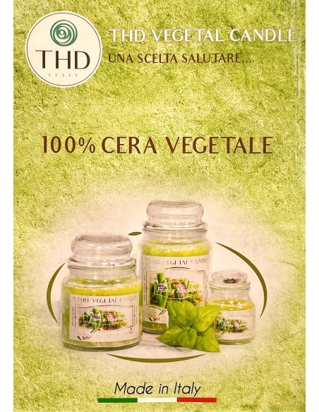 Candela in vaso vetro Italian Candle Premium Small 100 gr. - Mix di Agrumi - Made in Italy