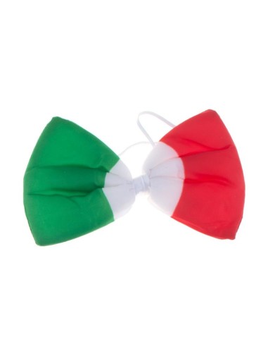 Papillon con elastico tricolore - Italia