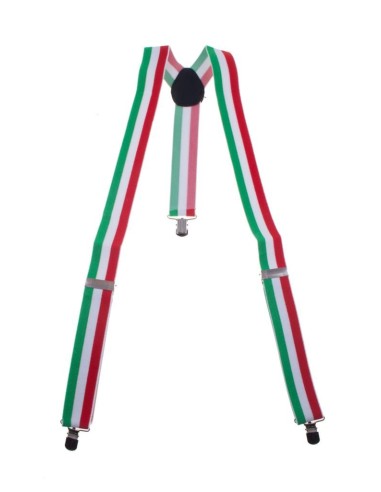 Bretelle straccali tricolore - Italia