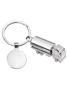 Portachiavi cromato «Camion cisterna» in scatola regalo 2