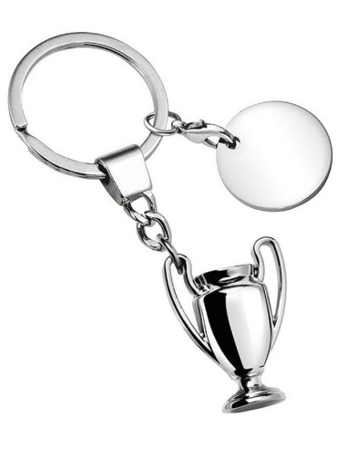 Portachiavi cromato «Coppa trofeo mini» in scatola regalo