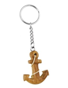Portachiavi in legno naturale – Ancora
