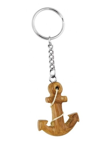 Portachiavi in legno naturale – Ancora