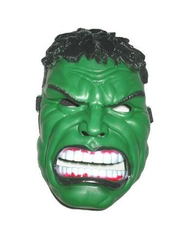 Maschera semirigida zombie verde