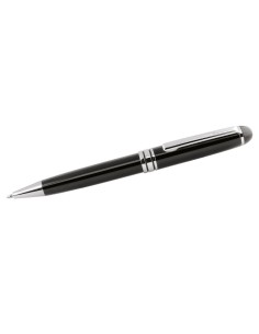 Penna sfera nera e cromata