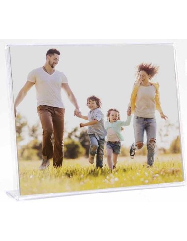 Portafoto in plexiglass orizzontale Cm. 13x18