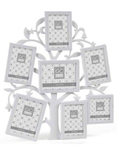 Portafoto in plastica ad albero per 8 foto - Cm. 30x36