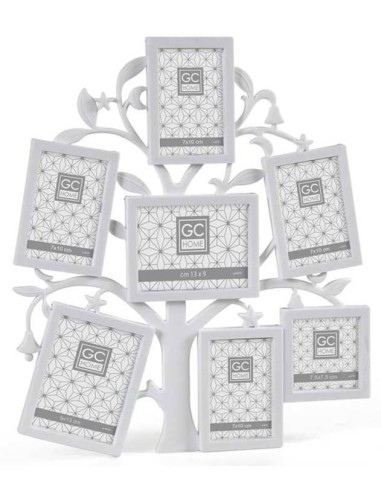 Portafoto in plastica ad albero per 8 foto - Cm. 30x36