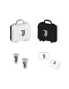 Valigetta plastica con portapranzo e bicchiere -  FC Juventus
