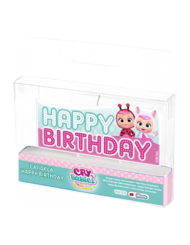 Candelina per torta sagomata Cry Babies