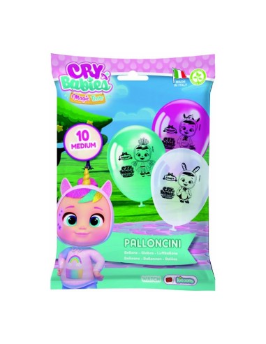 Palloncini in lattice Cry Babies - Blister 10 pezzi