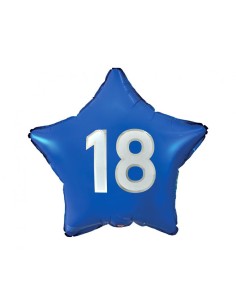 Palloncino mylar 19" Cm. 45 - Stella Blue "18"