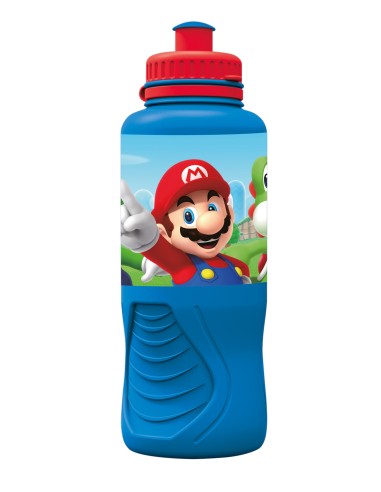 Borraccia plastica 430 ML ergonomica - Super Mario