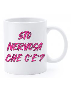 Tazza mug ceramica "La str..azzata" in scatola - Sto nervosa che c'è?