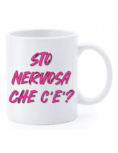 Tazza mug ceramica "La str..azzata" in scatola - Sto nervosa che c'è?