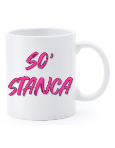 Tazza mug ceramica "La str..azzata" in scatola - So' stanca