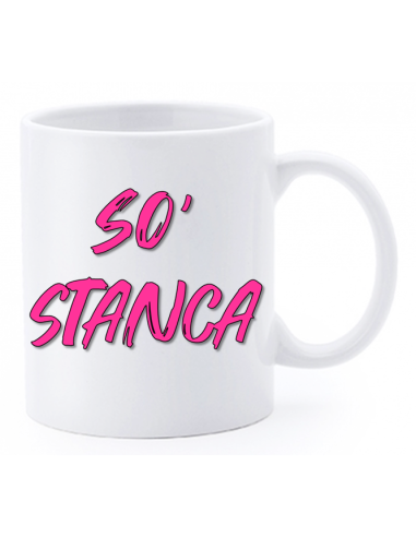 Tazza mug ceramica "La str..azzata" in scatola - So' stanca