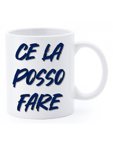 Tazza mug ceramica "La str..azzata" in scatola - Ce la posso fare
