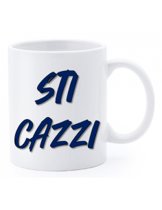 Tazza mug ceramica "La str..azzata" in scatola - Sti cazzi