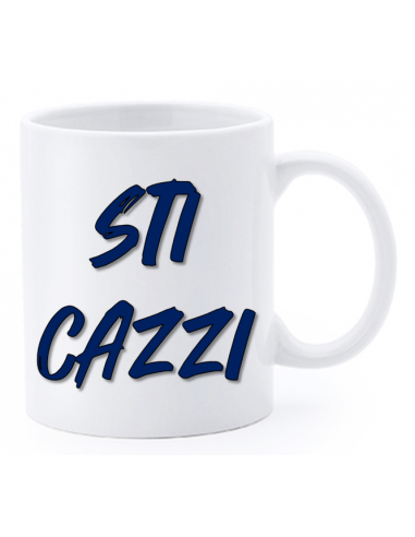 Tazza mug ceramica "La str..azzata" in scatola - Sti cazzi