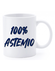 Tazza mug ceramica "La str..azzata" in scatola - 100% astemio