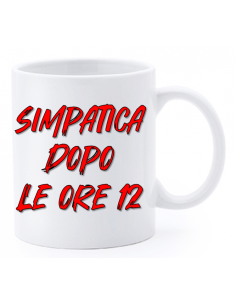 Tazza mug ceramica "La str..azzata" in scatola - Simpatica dopo le ore 12