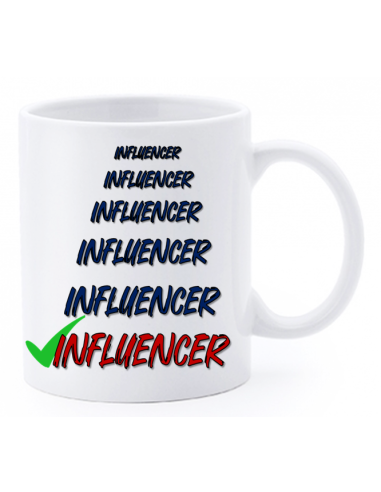 Tazza mug ceramica "La str..azzata" in scatola - Influencer