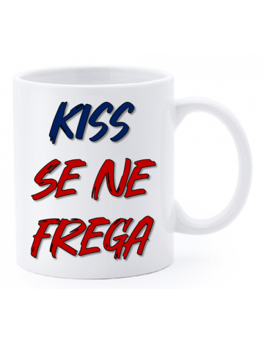 Tazza mug ceramica "La str..azzata" in scatola - Kiss se ne frega