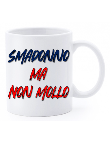Tazza mug ceramica "La str..azzata" in scatola - Smadonno ma non mollo