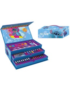 Valigetta per colorare richiudibile a cassettiera Cm. 22x26 - Stitch