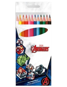 Blister scatola 12 matite colorate - Avengers
