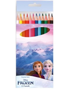 Blister scatola 12 matite colorate - Frozen