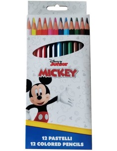 Blister scatola 12 matite colorate - Topolino Mickey