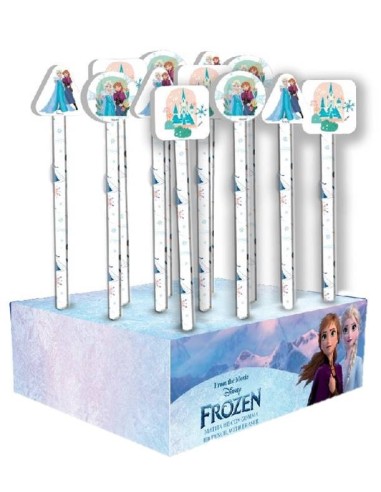 Matita con gomma Frozen - Expo 24 pezzi