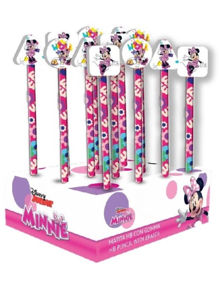 Matita con gomma Minnie - Expo 24 pezzi