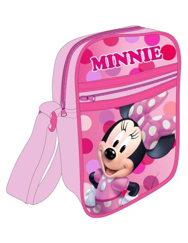 Borsetta tracollina con zip e tasca Cm. 21x16x6 - Minnie