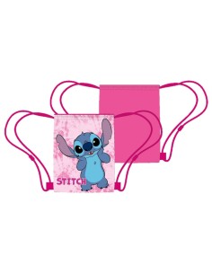 Sacca nylon con laccetti Cm. 40x35 - Stitch Girl