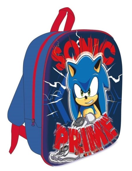 Zainetto asilo 3D Cm. 30x26x10 - Sonic