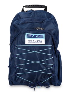 Zaino scuola doppia tasca intrecciato Cm. 45x31x20 - SS Lazio