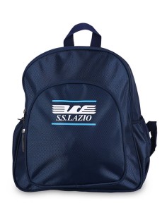 Zainetto asilo con tasca frontale Cm. 30x25x10 Blu - SS Lazio