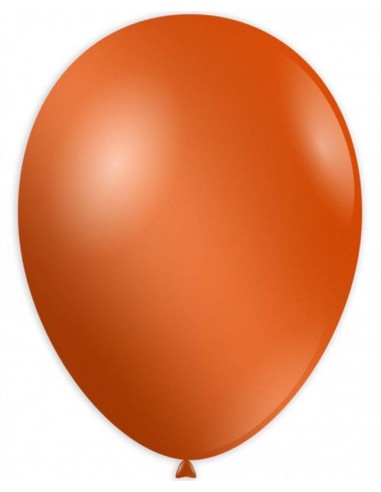 Palloncino lattice metallizzato 9" Cm. 25 - Confezione 100 pz - Arancio