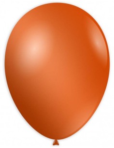Palloncino lattice metallizzato 11-12" Cm. 30 - Confezione 100 pz - Arancio