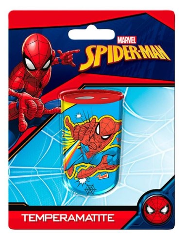 Temperamatite cilindro con serbatoio in blister - Spiderman
